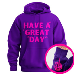 "Have A Great Day" Middle Finger Hoodie â Sarcastic & Funny Pullover, Unisex Streetwear