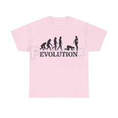 "Evolution Simp" Funny Graphic T-Shirt - Absurdist Meme Culture Unisex Cotton Tee, Ironic Statement Shirt