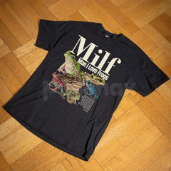 "M.I.L.F. Man I Love Frogs" Funny T-Shirt â Sarcastic Internet Meme Graphic Tee, Premium 100% Cotton Amphibian Fan Top, Soft Lived-In Heavyweight Retro Aesthetic Shirt, Made in USA