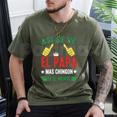 "El Papá" Father's Day T-Shirt â Funny Hispanic Dad Graphic Tee