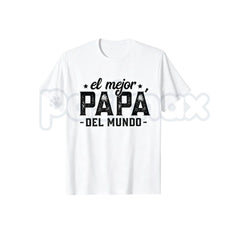 "Best Dad in the World" Spanish Father's Day T-Shirt â Proud Papa Graphic Cotton Tee