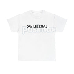 "0 Percent Lib" T-shirt - Funny Political Graphic Tee, Halloween Humor Gift Idea, Conservative Statement Shirt