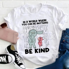 "Be Kind" Teacher & Golf Enthusiast T-Shirt â Aesthetic Educator Graphic Tee, Premium 100% Cotton Sportsmanship Top, Soft Lived-In Heavyweight Kindness Shirt, Made in USA