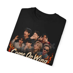"Come On Wing" Hot Ones Inspired T-Shirt â Retro Y2K Aesthetic Graphic Tee, Premium 100% Cotton Spicy Foodie Top, Soft Lived-In Heavyweight Pop Culture Meme Shirt, Made in USA