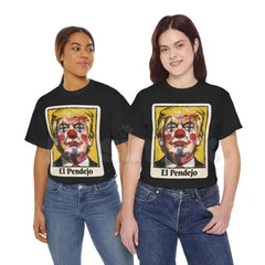 "El Pendejo" Viral Political T-Shirt â Satirical Clown Portrait Graphic Tee, Premium 100% Cotton Mockery Statement Top, Soft Lived-In Heavyweight Protest Culture Shirt, Made in USA