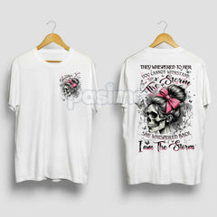 "I Am The Storm Reaper FAFO" T-shirt - "Raised on Hose Water and Neglect" Funny Statement Tee, Dark Humor Edgy Shirt