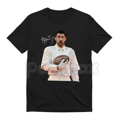 "Benito Gridiron" Football T-Shirt - Bad Bunny Inspired Sports Graphic Tee, Reggaeton Style Varsity Football Shirt, Premium Heavyweight Unisex Streetwear, Vintage Style Latin Music Artist Top, Custom Stadium Apparel for Fans
