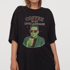 "Coffee Is" T-Shirt - Unisex Classic Fit, Minimalist Coffee Lover Tee