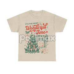 "It's The Most Wonderful Time" Christmas Shirt - Merry Christmas Shirt, Classic Holiday Slogan Tee