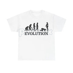 "Evolution Simp" Funny Graphic T-Shirt - Absurdist Meme Culture Unisex Cotton Tee, Ironic Statement Shirt