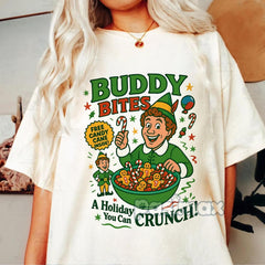 "Cereal Christmas Movies" T-Shirt - Retro Christmas Charm Shirt, Nostalgic Holiday Tee
