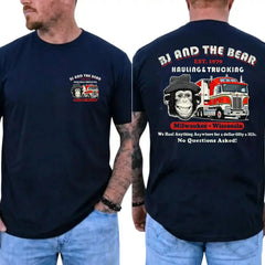 "BJ and the Bear Hauling Trucking Ltd" Vintage T-Shirt â Retro 70s TV Show Weathered Unisex Graphic Tee