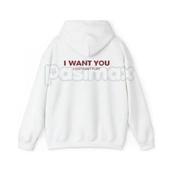 "I Want You I Just Can't Flirt" Funny Quote â Sarcastic Humor Hoodie, Sweatshirt & T-Shirt