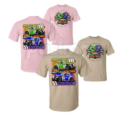 "Battle of the Busches" Racing T-Shirt â Retro NASCAR Style Fan Graphic Tee
