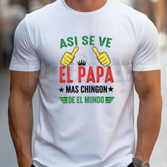 "El Papá" Father's Day T-Shirt â Funny Hispanic Dad Graphic Tee