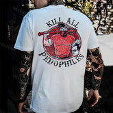 "End All Pedo" Print Shirt - Anti-Abuse Advocate Apparel, Unisex Statement Tee