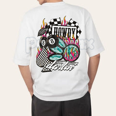"Howdy Darlin" Graphic T-Shirt â Retro Western Cowboy Aesthetic Tee, Premium 100% Cotton Southern Charm Top, Soft Lived-In Heavyweight Boho Desert Vibe Shirt, Made in USA