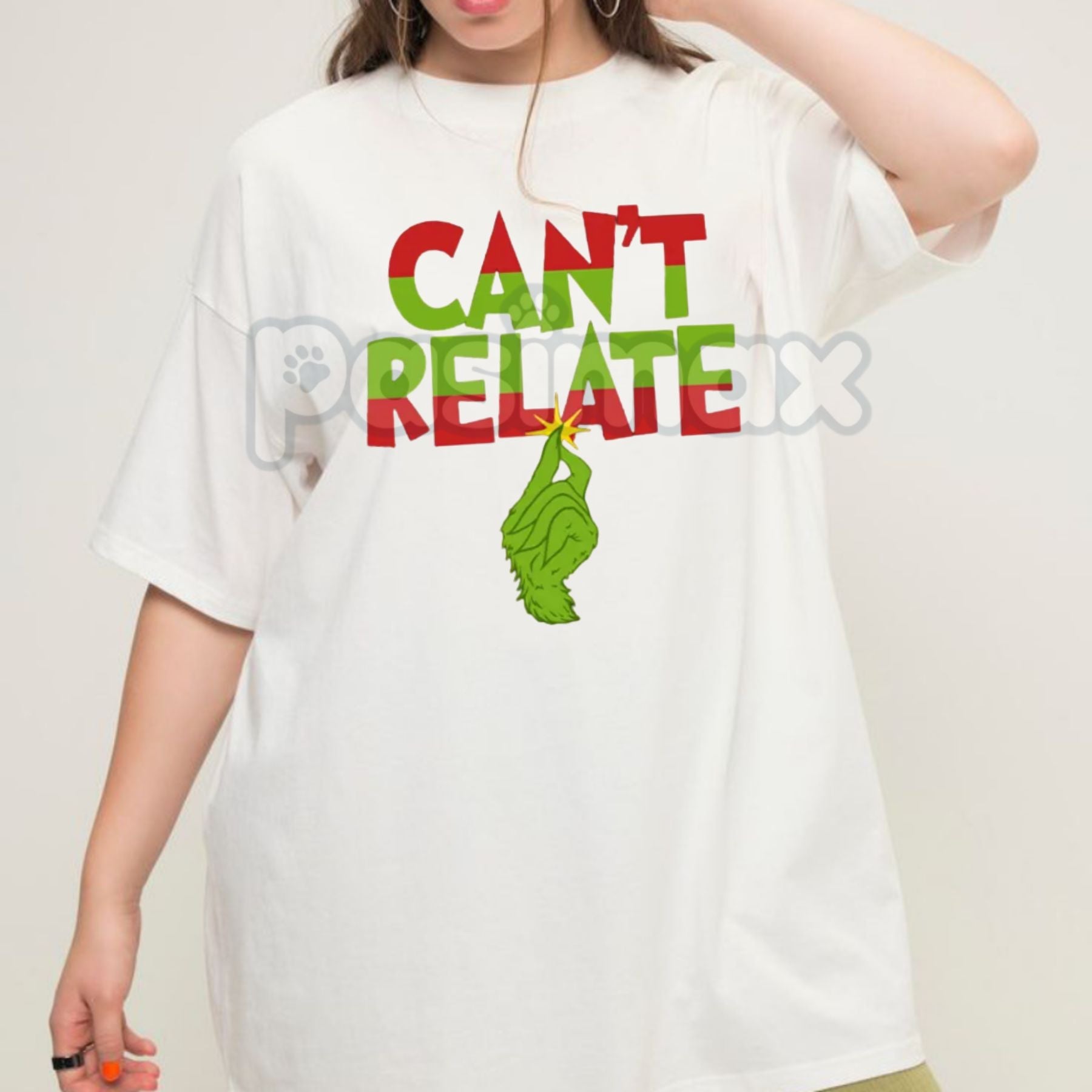 "Can't Relate" Holiday Tee - Funny Anti-Christmas Slogan Shirt, Sarcastic Seasonal Apparel, Jaded Holiday Humor Gift