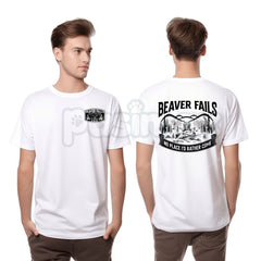 "Beaver Falls" Funny Men's T-Shirt â Humorous Vintage Style Graphic Tee, Premium 100% Cotton Casual Menswear, Soft Lived-In Heavyweight Crewneck Top, Made in USA