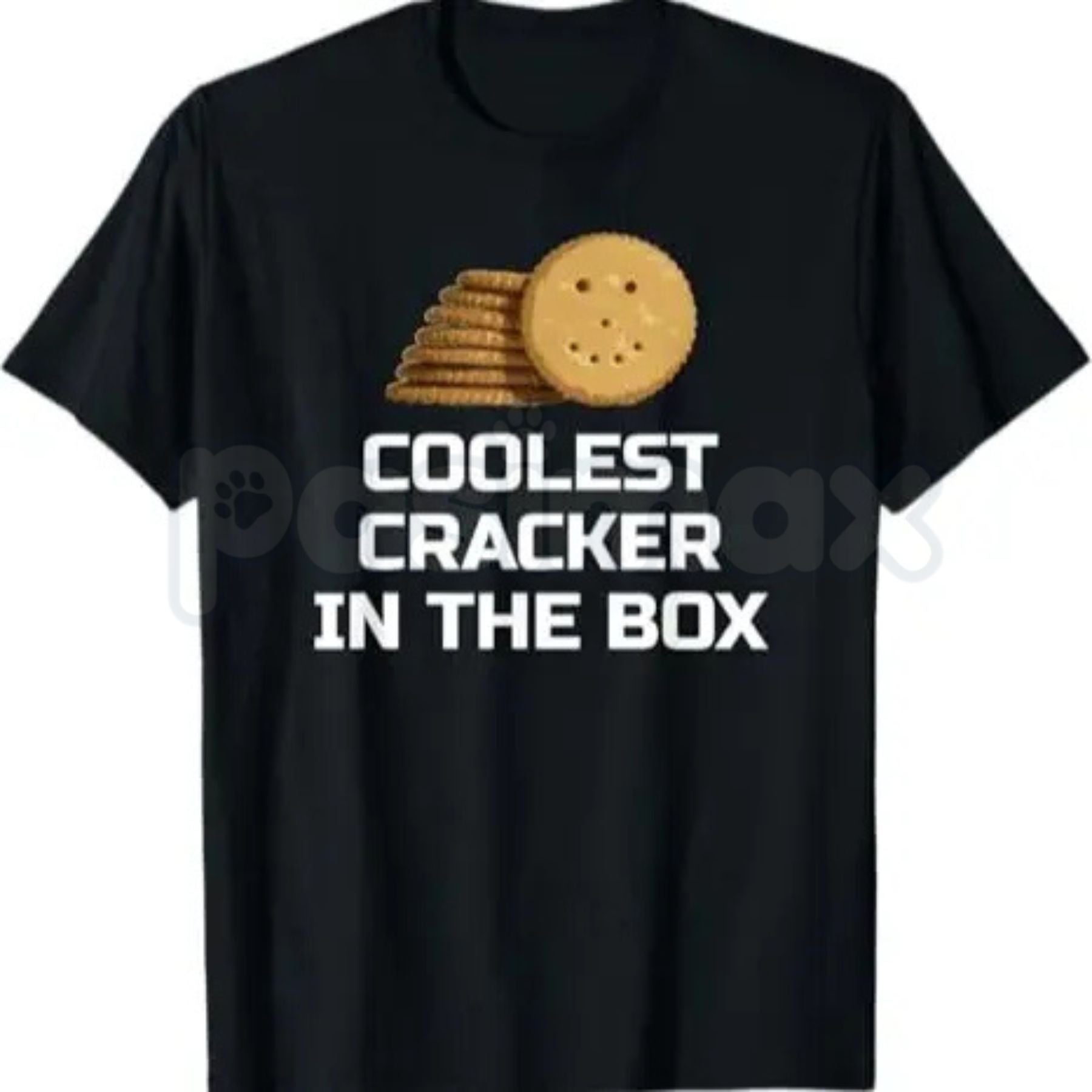"Coolest Cracker In The Box" T-Shirt â Funny Self-Deprecating Graphic Tee, Remastered Heavy Cotton Witty Statement Top, Soft Lived-In Heavyweight Sarcastic Shirt, Made in USA