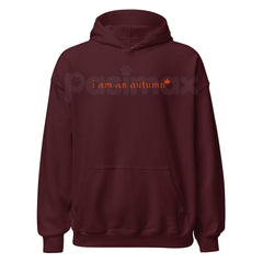 "I Am An Autumn" Embroidered Unisex Hoodie â Cozy Fall Vibes Apparel, Heavy Blend Comfort Sweater