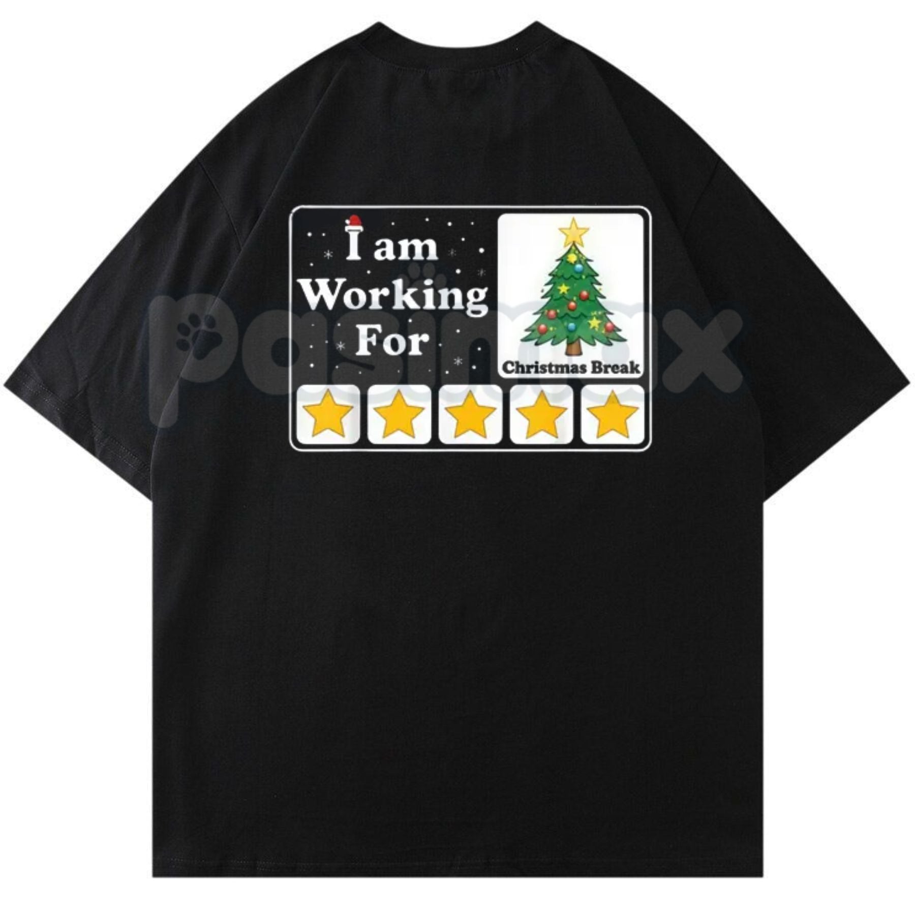 "I Am Working For Christmas Break" Holiday Cheer Shirt â Funny End-of-Year Slogan Tee, Relatable Work Stress Apparel, Christmas Countdown Gift