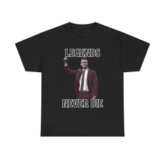 "Legends Charlie Kirk" T-Shirt - Unisex Heavy Cotton Tee, Political Figure Apparel