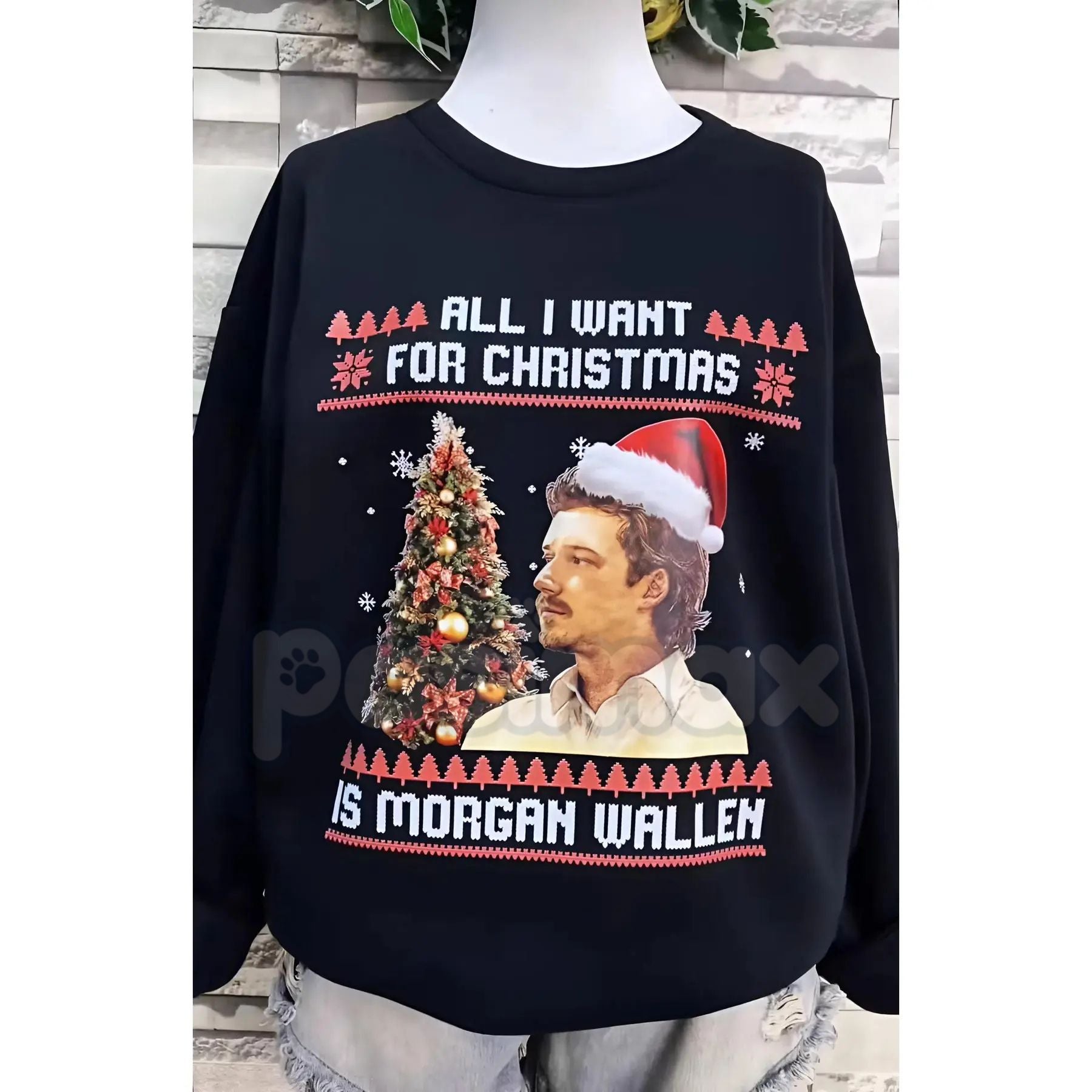 "All I Want For Christmas Is Music" Sweatshirt â Christmas Music Lover Gift Crewneck