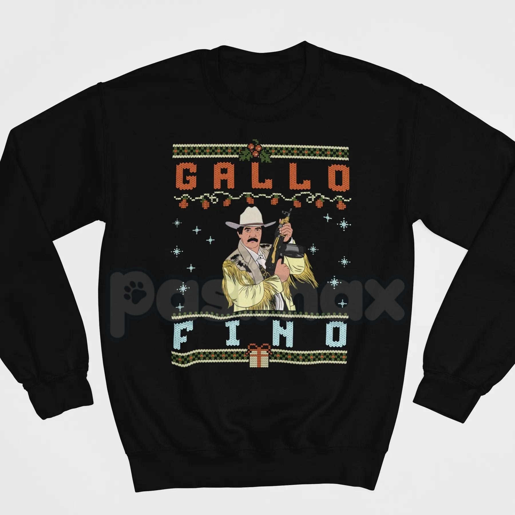 "Gallo Fino" Sweatshirt | Classy Fine Rooster Spanish Idiom Crewneck | Dapper Latino Statement Apparel