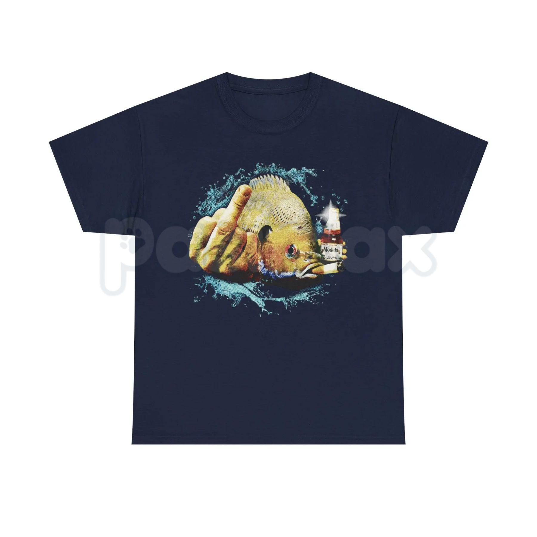 "Dope Bluegill" Middle Finger Fishing T-Shirt â Funny Panfish Graphic Tee, Premium 100% Cotton Angler Humor Top, Soft Lived-In Heavyweight Sarcastic Fisherman Shirt, Made in USA