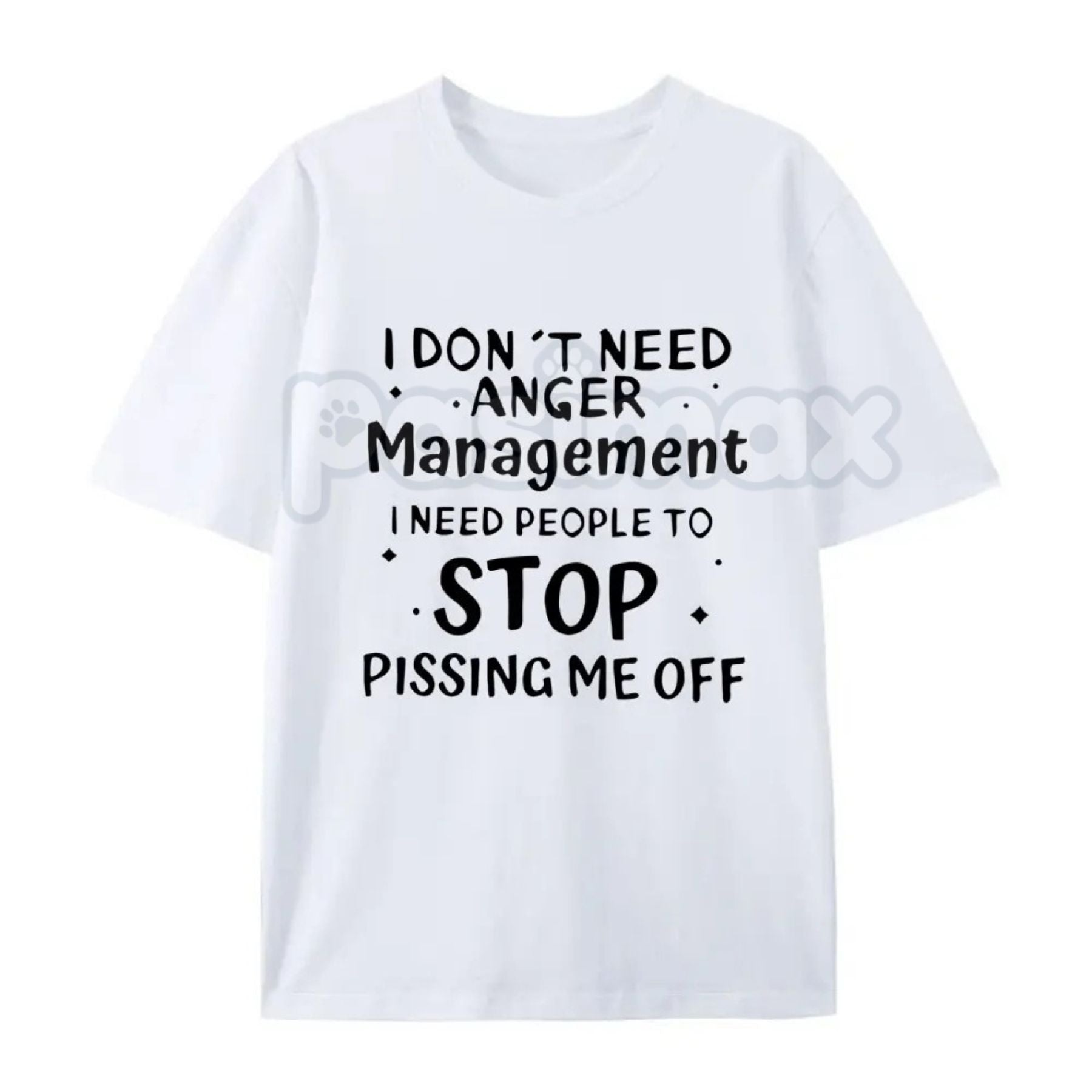 "I Don't Need Anger Management" T-Shirt â Funny Sarcastic Graphic Tee, Premium 100% Cotton Witty Quote Top, Soft Lived-In Heavyweight Brutal Honesty Shirt, Made in USA