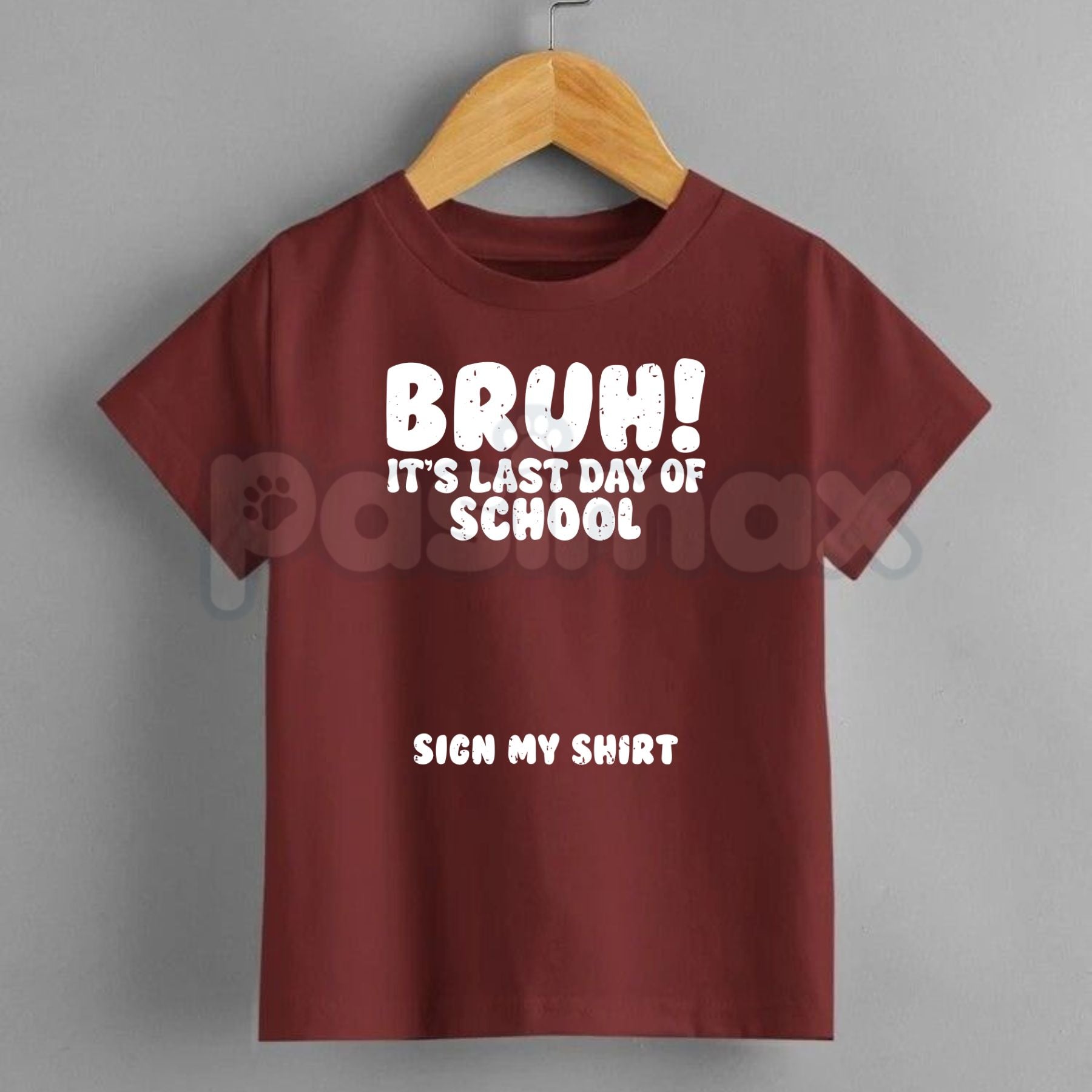"Last Day Of School Sign My Shirt" Kids Tee â Interactive Class of 2026 Graphic Top, Remastered Heavy Cotton Student Keepsake Shirt, Soft Lived-In Graduation Party Apparel, Made in USA