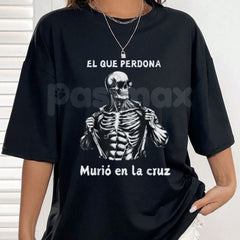 "Chidas Gym" Funny Mexican Slang T-Shirt â Sarcastic Calavera Workout Tee, Premium 100% Cotton Sugar Skull Gym Top, Soft Lived-In Heavyweight Latino Humor Shirt, Made in USA