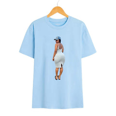 "Bel Dash Ju Bel Anform" Women's T-Shirt - White Graphic Tee, Unique & Empowering Design