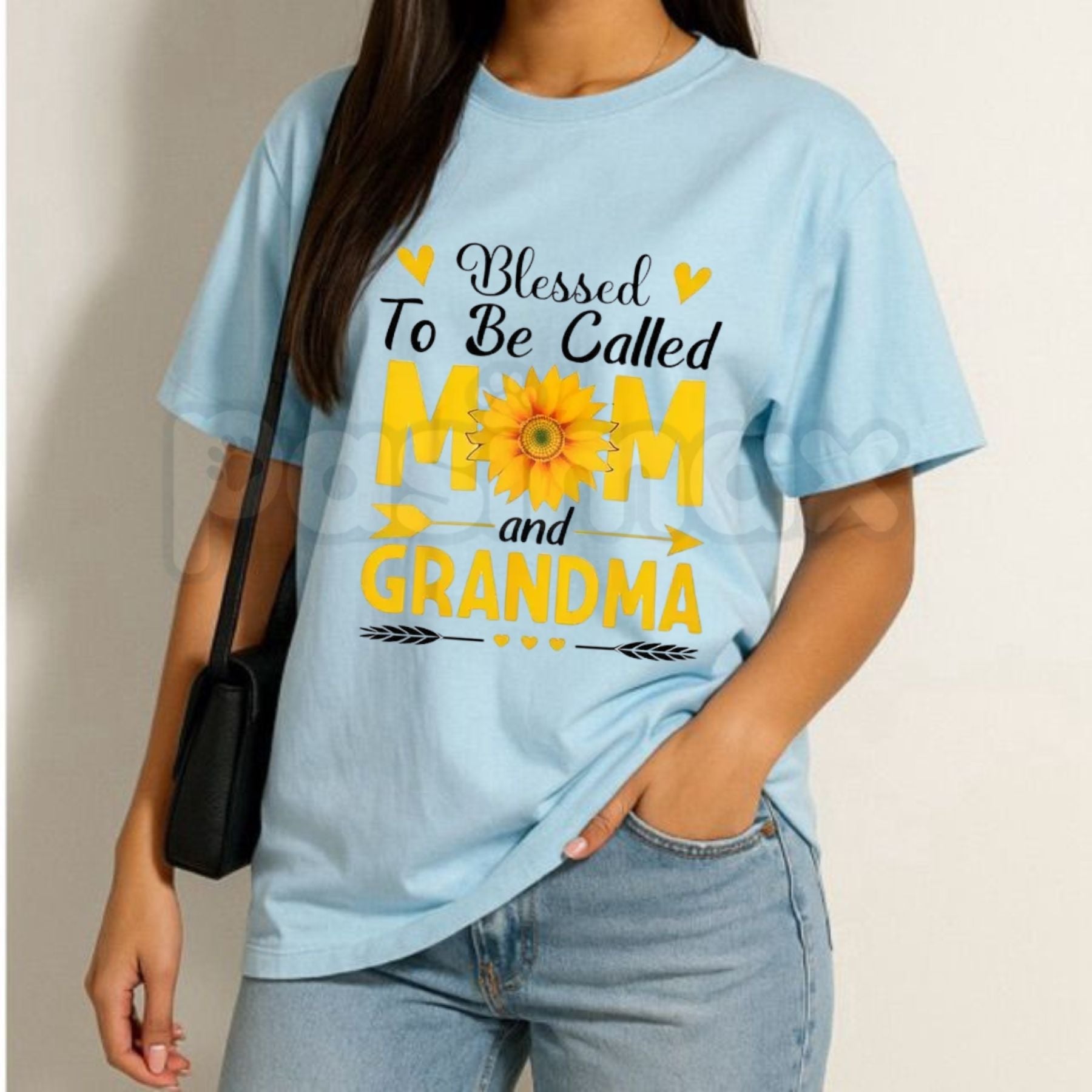 "Blessed To Be Called Mom And Grandma" T-Shirt â Cool Mother's Day Graphic Tee, Remastered Heavy Cotton Matriarch Top, Soft Lived-In Heavyweight Family Legacy Shirt, Made in USA