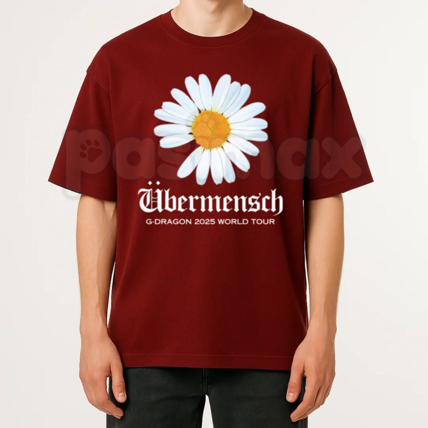"Daisy Ubermensch World Tour 2025" T-Shirt â Retro Indie Music Graphic Tee, Remastered Heavy Cotton Post-Punk Top, Soft Lived-In Heavyweight Concert Tour Shirt, Made in USA