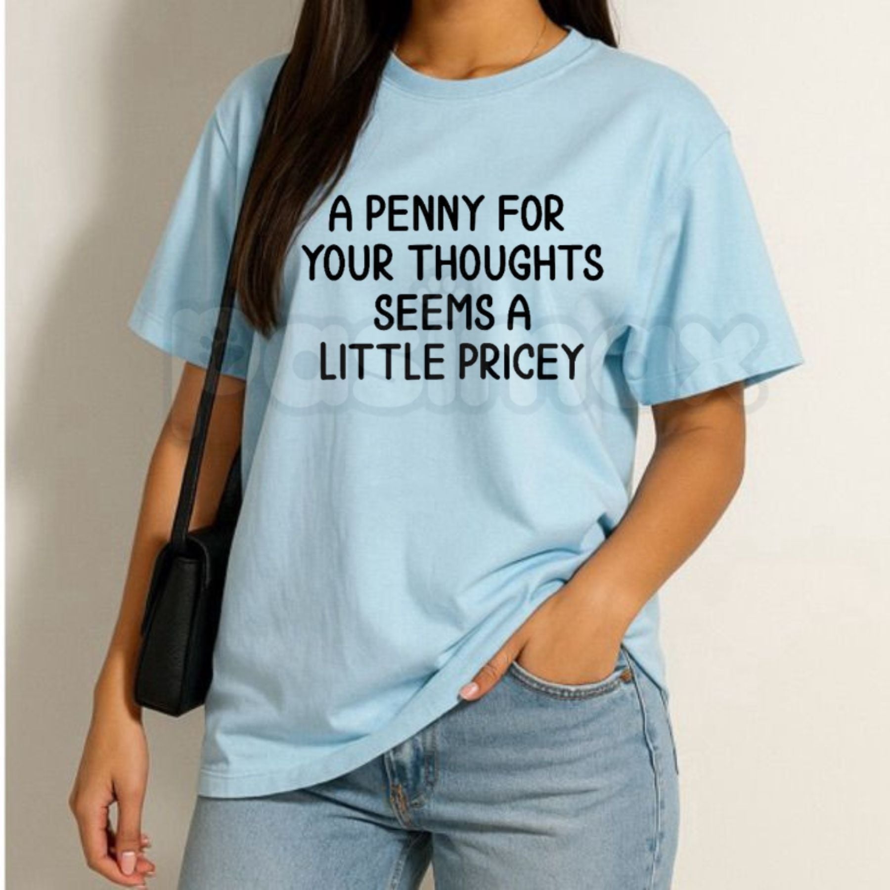 "A Penny For Your Thoughts Seems A Little Pricey" T-Shirt â Funny Sarcastic Introvert Graphic Tee