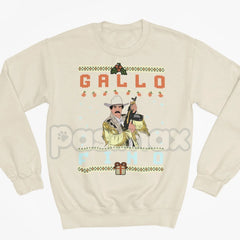 "Gallo Fino" Sweatshirt | Classy Fine Rooster Spanish Idiom Crewneck | Dapper Latino Statement Apparel