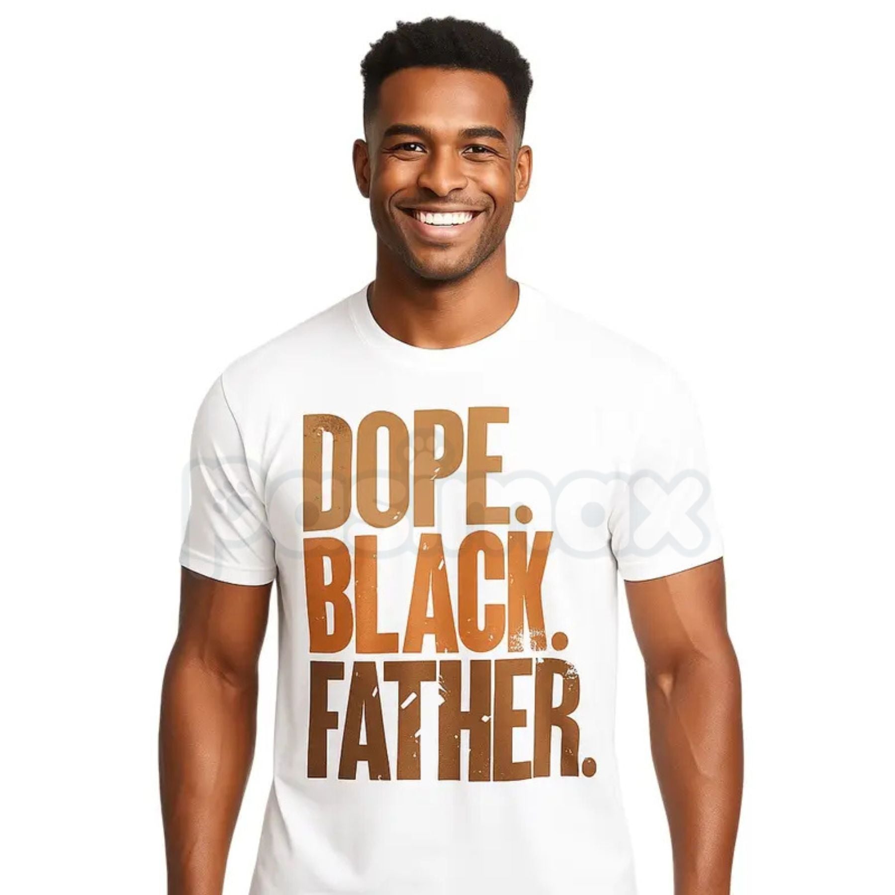"Dope Black Father" T-Shirt â Father's Day Retro Afrocentric Graphic Tee