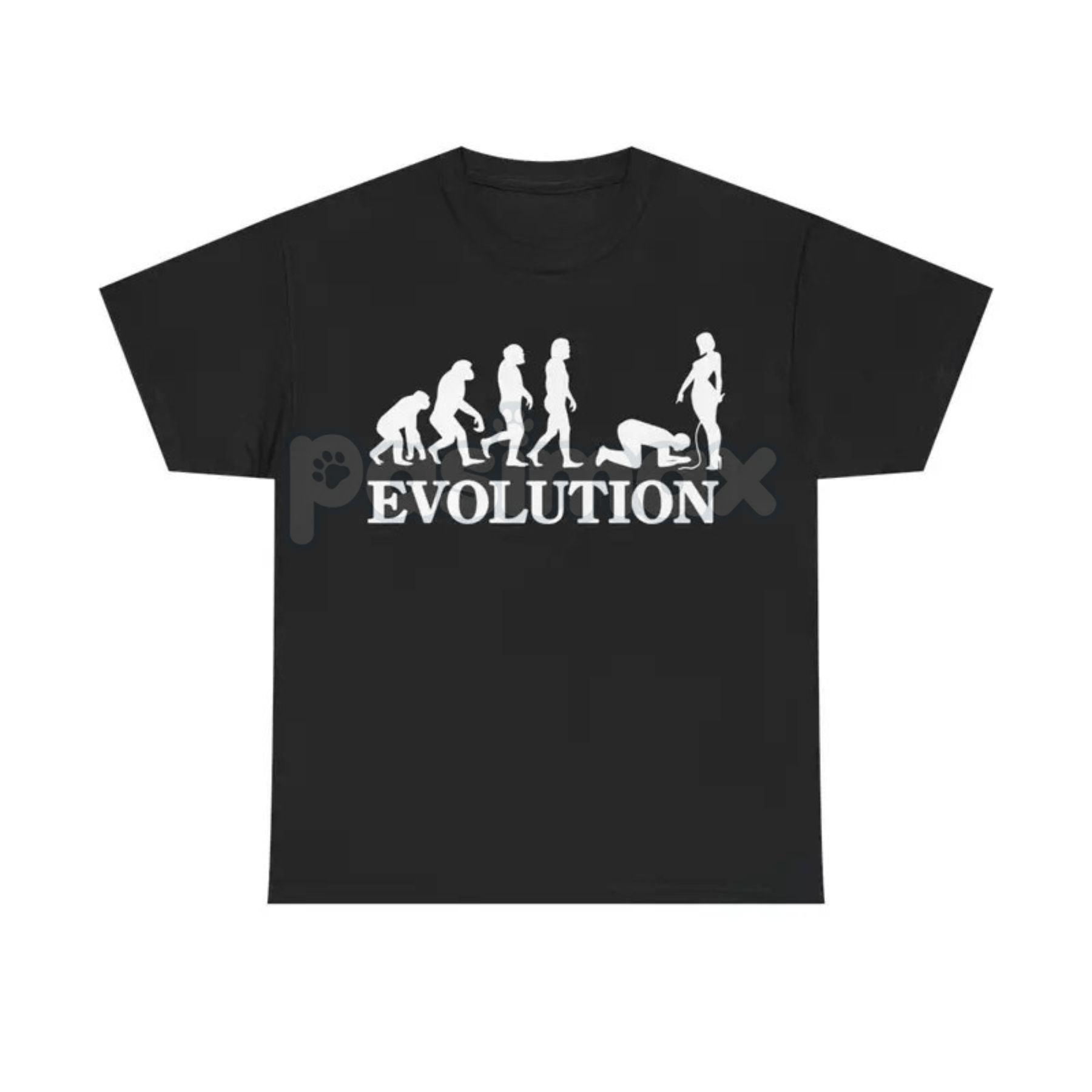 "Evolution Simp" Funny Graphic T-Shirt - Absurdist Meme Culture Unisex Cotton Tee, Ironic Statement Shirt
