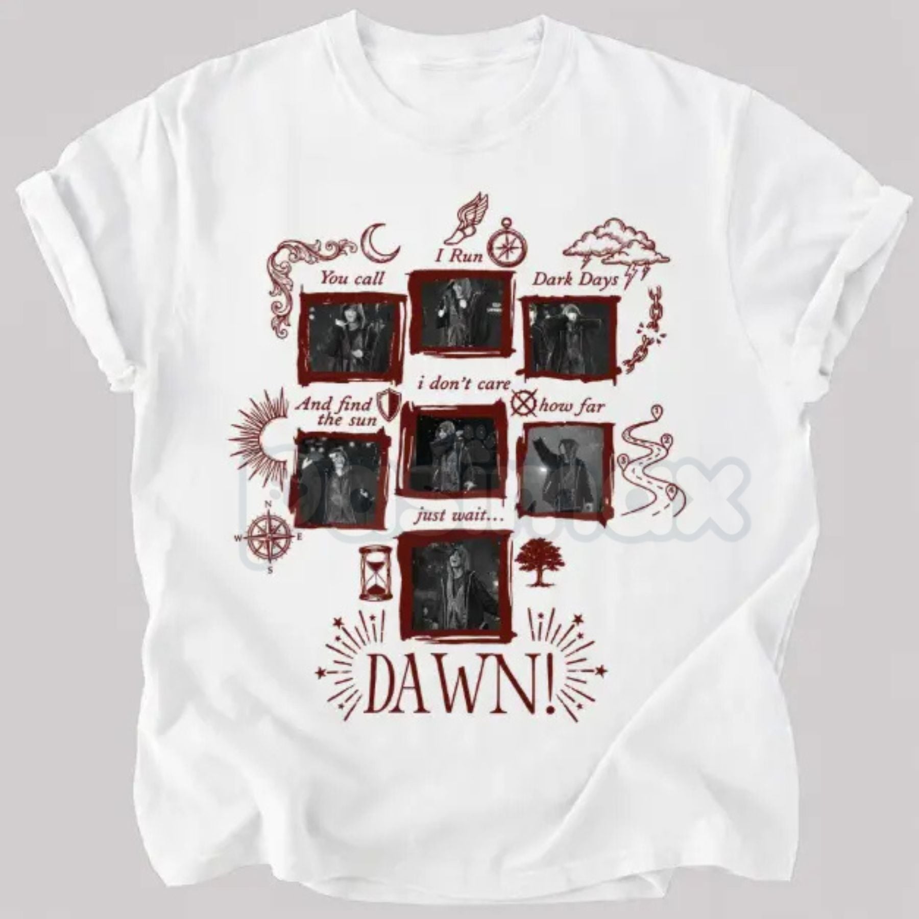 "Into The Sun" Lyrics T-Shirt â Funny Vintage Inspired Road Trip Graphic Tee