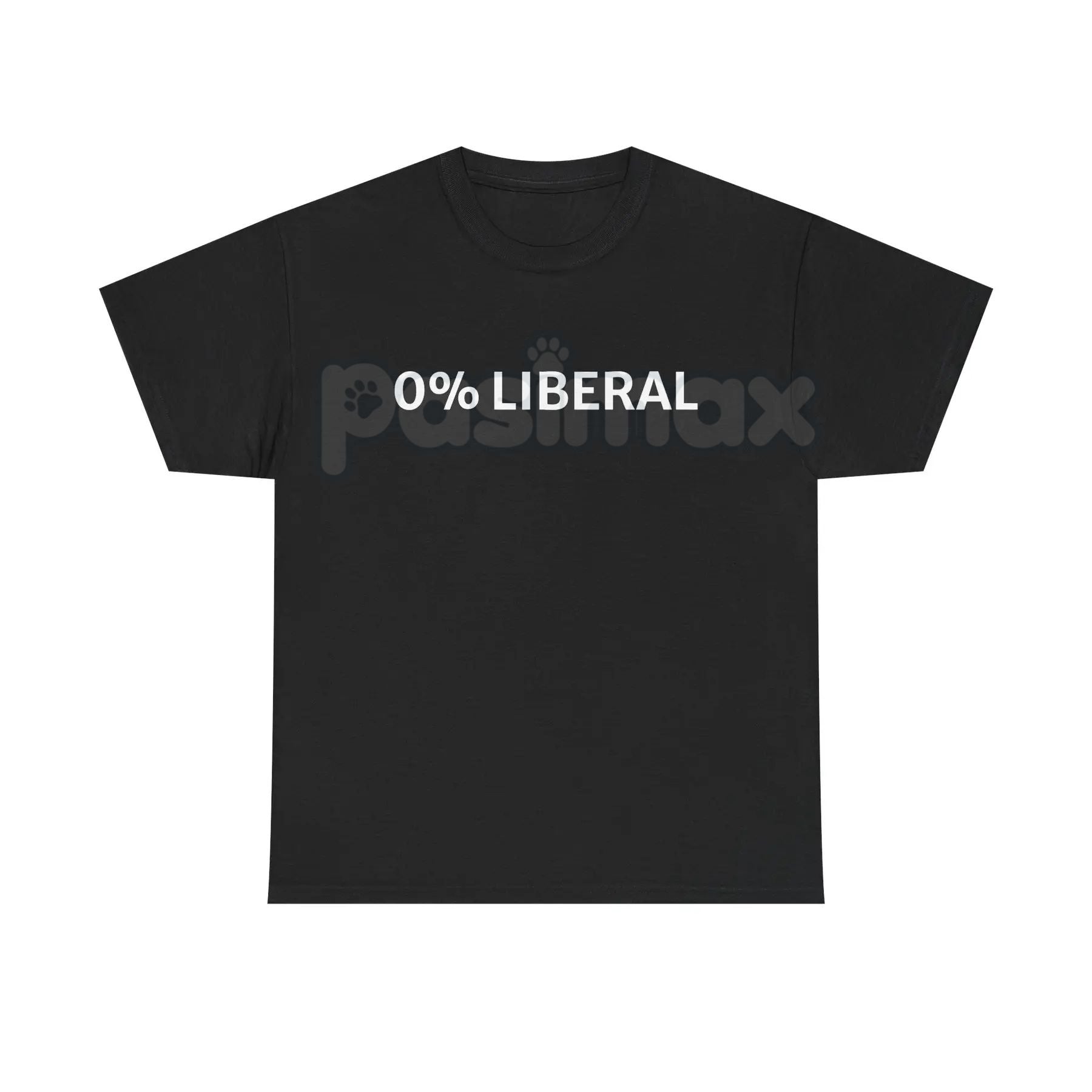 "0 Percent Lib" T-shirt - Funny Political Graphic Tee, Halloween Humor Gift Idea, Conservative Statement Shirt