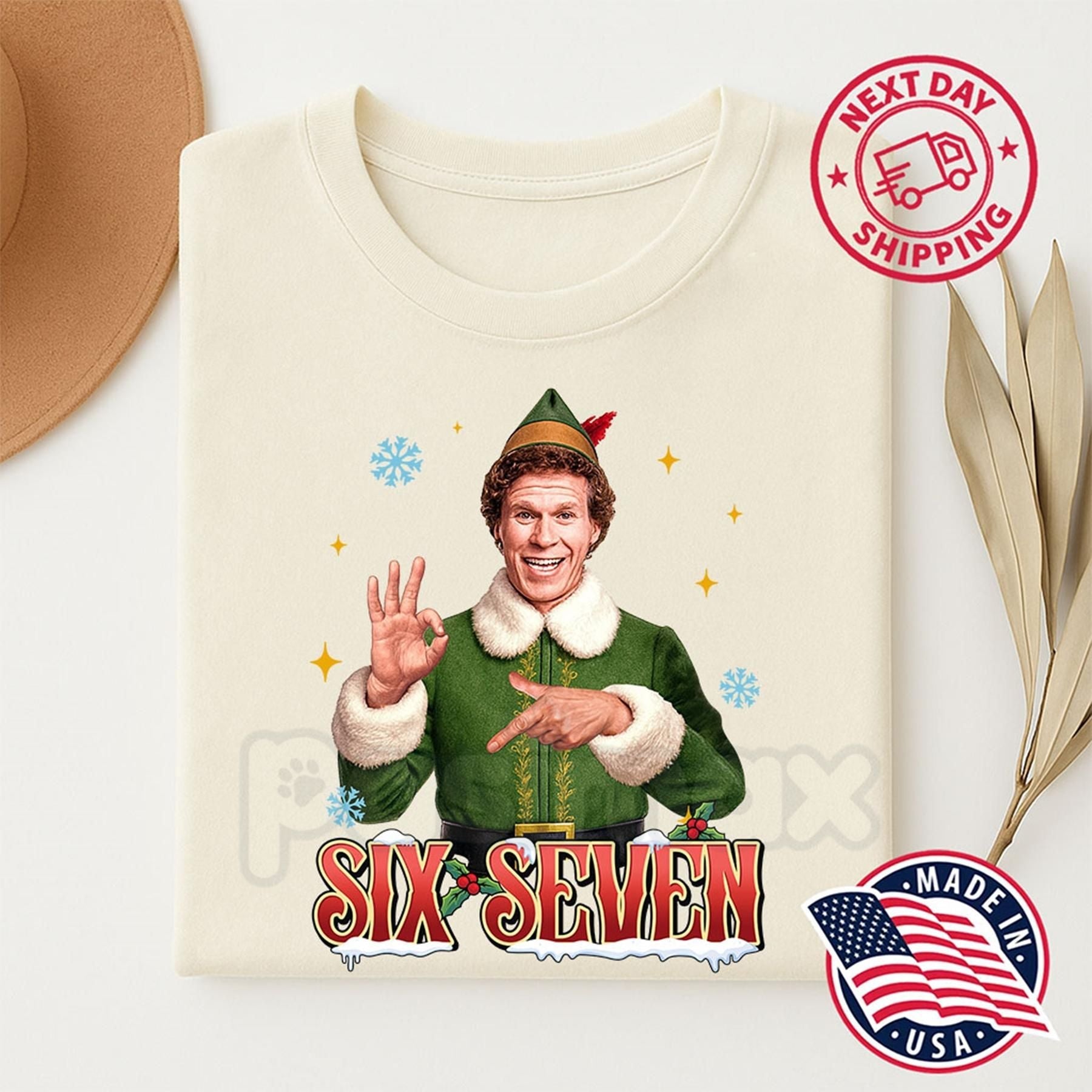 "6 7 Merry Christmas" 90s Movies T-Shirt - Funny Retro Holiday Graphic Tee, Cult Classic Christmas Comedy Shirt, Unisex Nostalgia Apparel