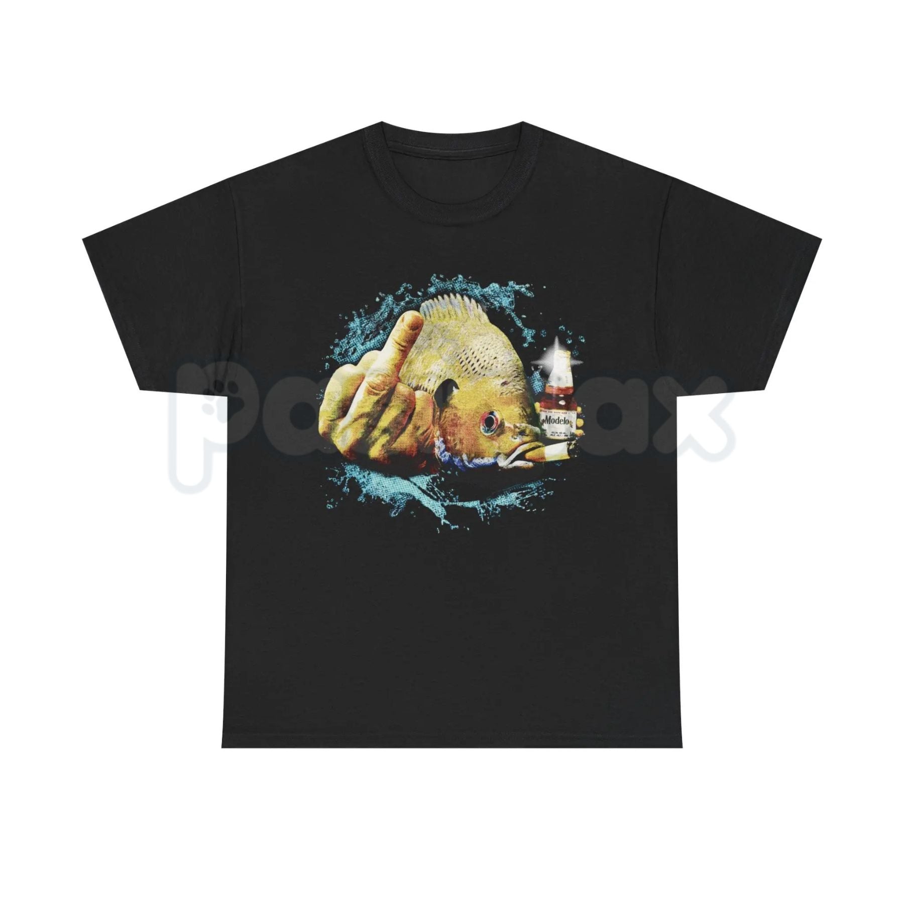 "Dope Bluegill" Middle Finger Fishing T-Shirt â Funny Panfish Graphic Tee, Premium 100% Cotton Angler Humor Top, Soft Lived-In Heavyweight Sarcastic Fisherman Shirt, Made in USA
