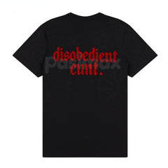 "Disobedient" Graphic T-Shirt - Rebel Streetwear Tee, Unisex Statement Shirt, Anti-Establishment Apparel