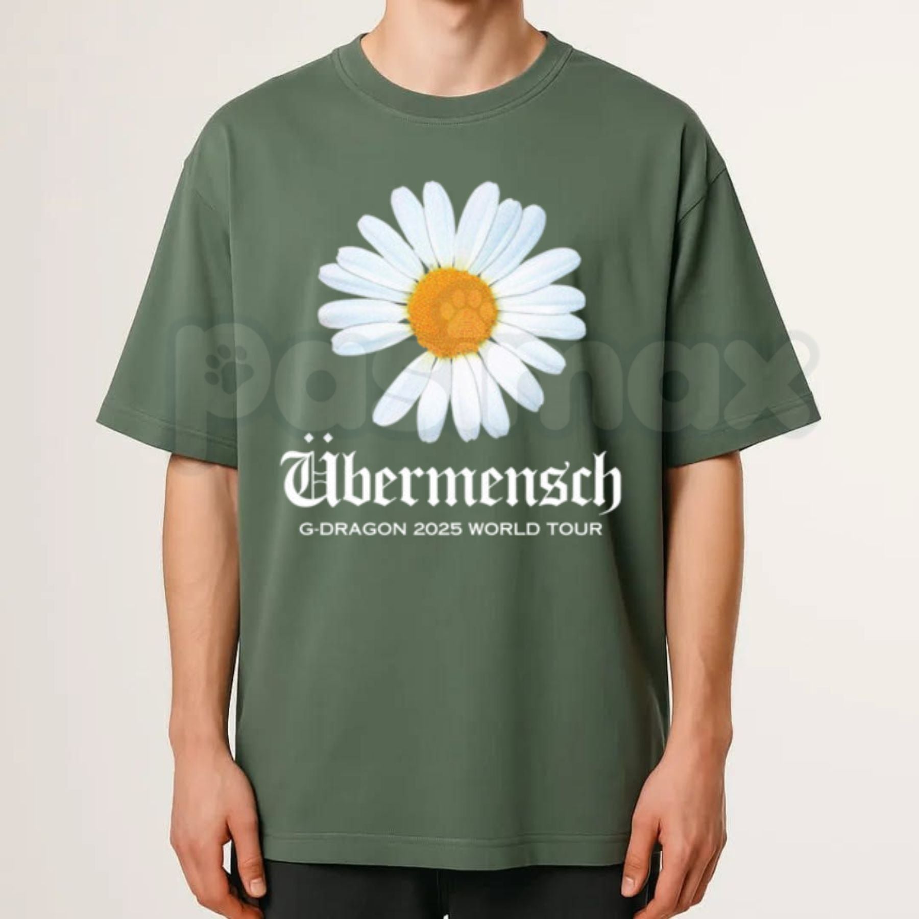 "Daisy Ubermensch World Tour 2025" T-Shirt â Retro Indie Music Graphic Tee, Remastered Heavy Cotton Post-Punk Top, Soft Lived-In Heavyweight Concert Tour Shirt, Made in USA