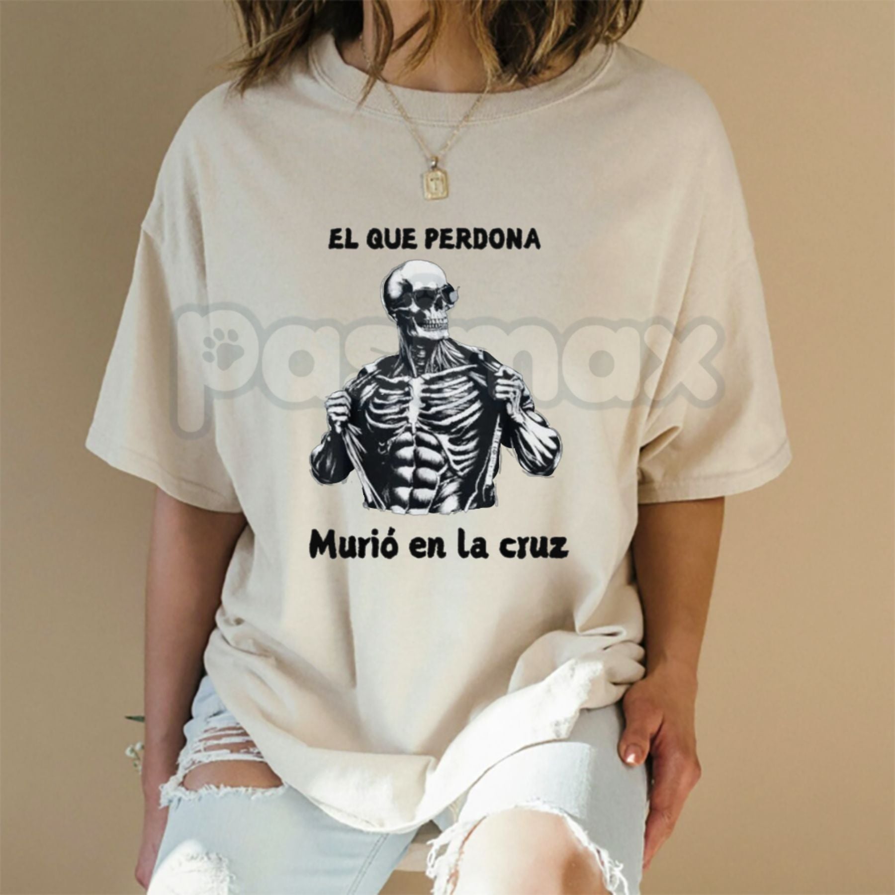 "Chidas Gym" Funny Mexican Slang T-Shirt â Sarcastic Calavera Workout Tee, Premium 100% Cotton Sugar Skull Gym Top, Soft Lived-In Heavyweight Latino Humor Shirt, Made in USA