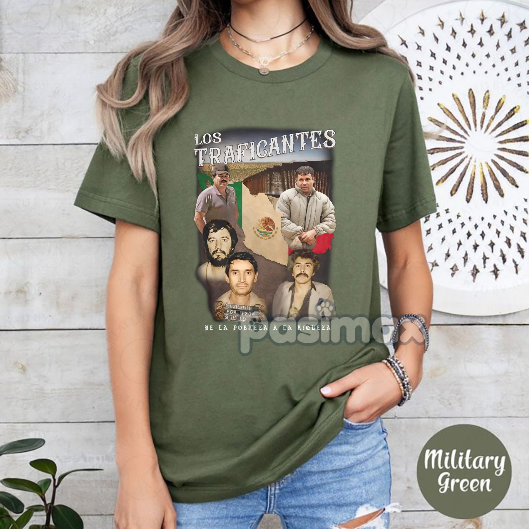 "Los Traficantes" T-Shirt - Edgy Humor Graphic Tee, Bold Statement Apparel