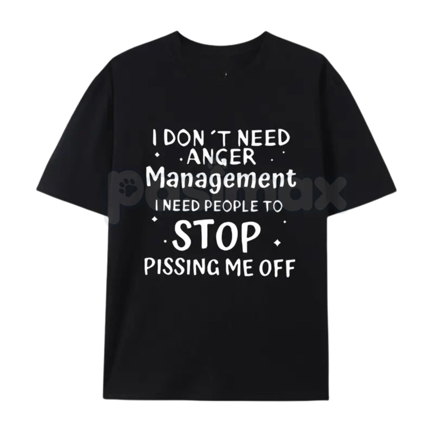 "I Don't Need Anger Management" T-Shirt â Funny Sarcastic Graphic Tee, Premium 100% Cotton Witty Quote Top, Soft Lived-In Heavyweight Brutal Honesty Shirt, Made in USA
