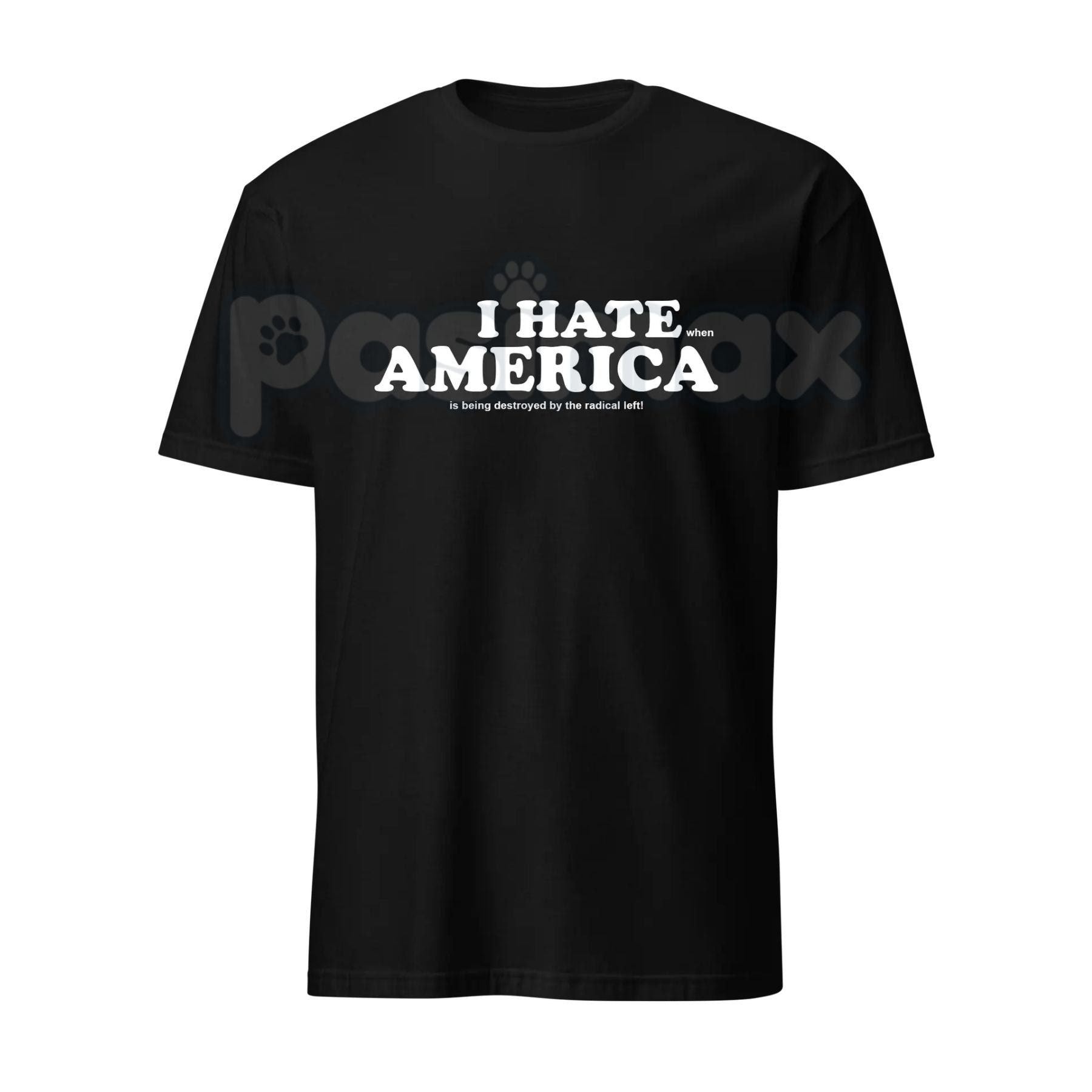 "I HATE AMERICA" TEE - Bold Political Statement Shirt, Anti-Establishment Slogan Apparel, Provocative Free Speech Top